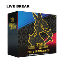 Load image into Gallery viewer, LIVE BREAK - Elite Trainer Box (Choose Your Set)
